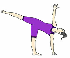 Ardha Chandrasana Half Moon Pose